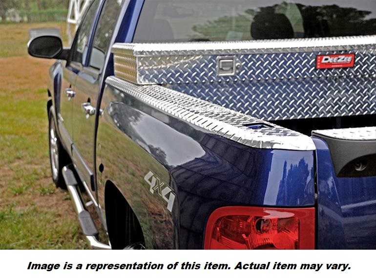 Diamond Plate Bed Caps With Stake Holes 94-01 Dodge Ram LB - Click Image to Close